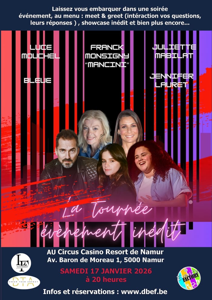 Les Stars de Demain Nous Appartient enflamment Namur le temps d'une soirée exclusive !